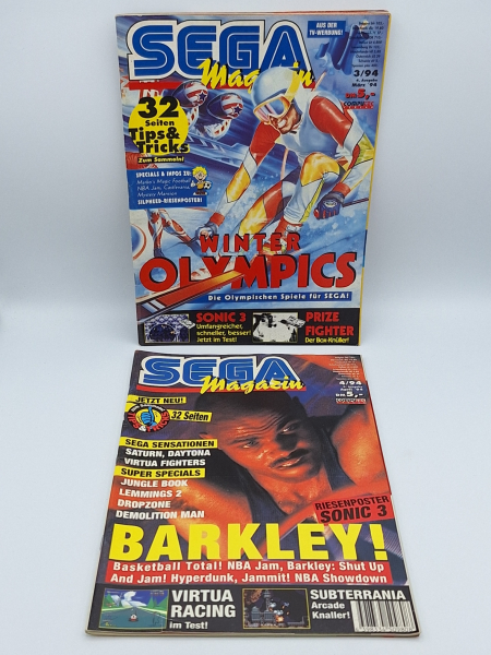 4x Sega Magazine Ausgabe 4 bis 7